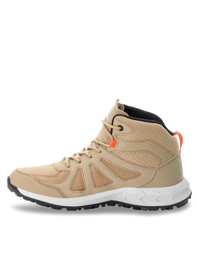 Jack Wolfskin Bakancs Jack Wolfskin Woodland 2 Texapore Mid W 4051331 Bézs