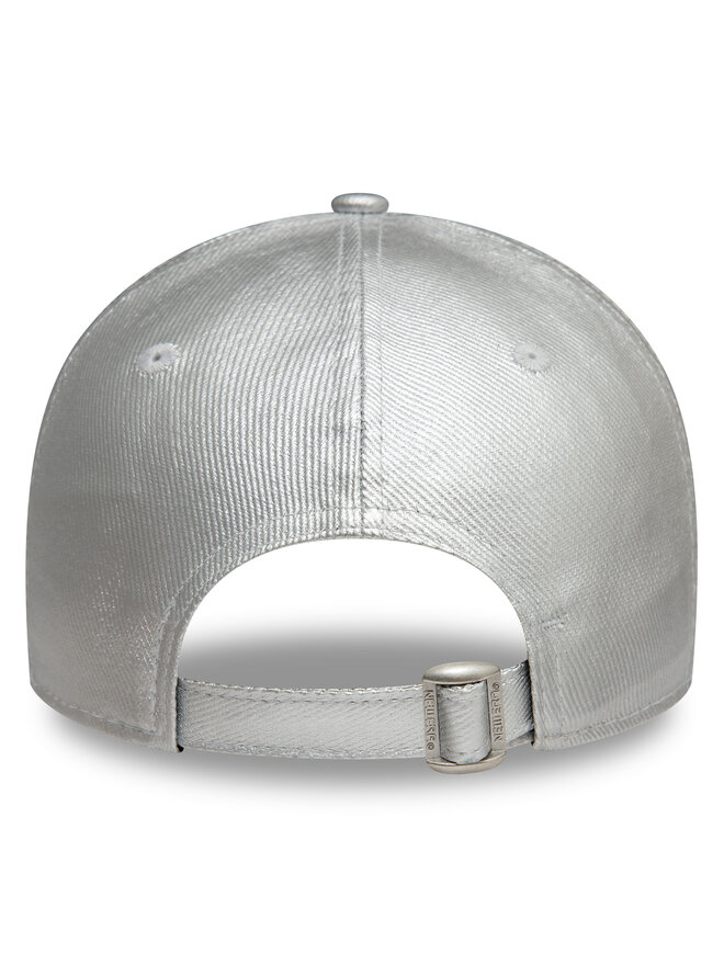 New Era Czapka z daszkiem New Era New York Yankees Met Denim 9Forty 60595374 Srebrny