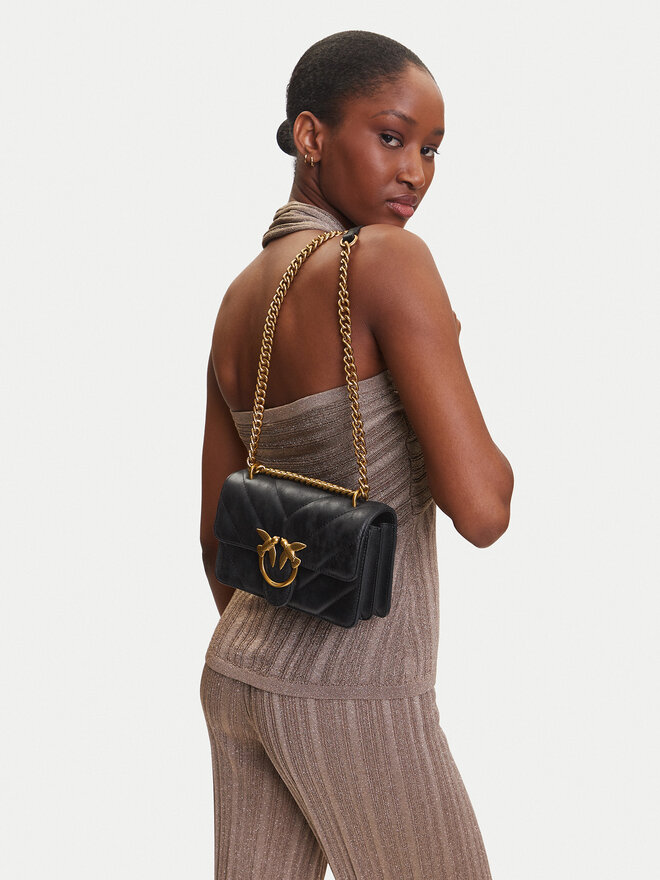 PINKO Geantă PINKO Love One Mini Dc 100074 A1UR Negru