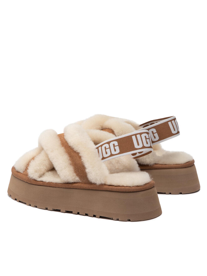 Ugg Čības Ugg W Disco Cross Slide 1121550 Bēšs