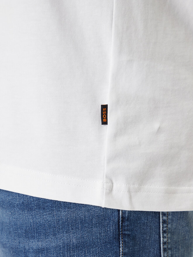 BOSS BOSS Camiseta Te_Move 50547087 Blanco Relaxed Fit