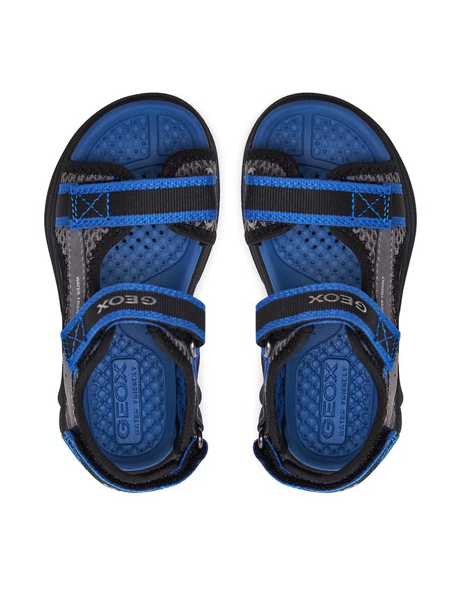Geox Sandály Geox J Sandal Airadyum Bo J45F1B 014ME C0069 M Šedá