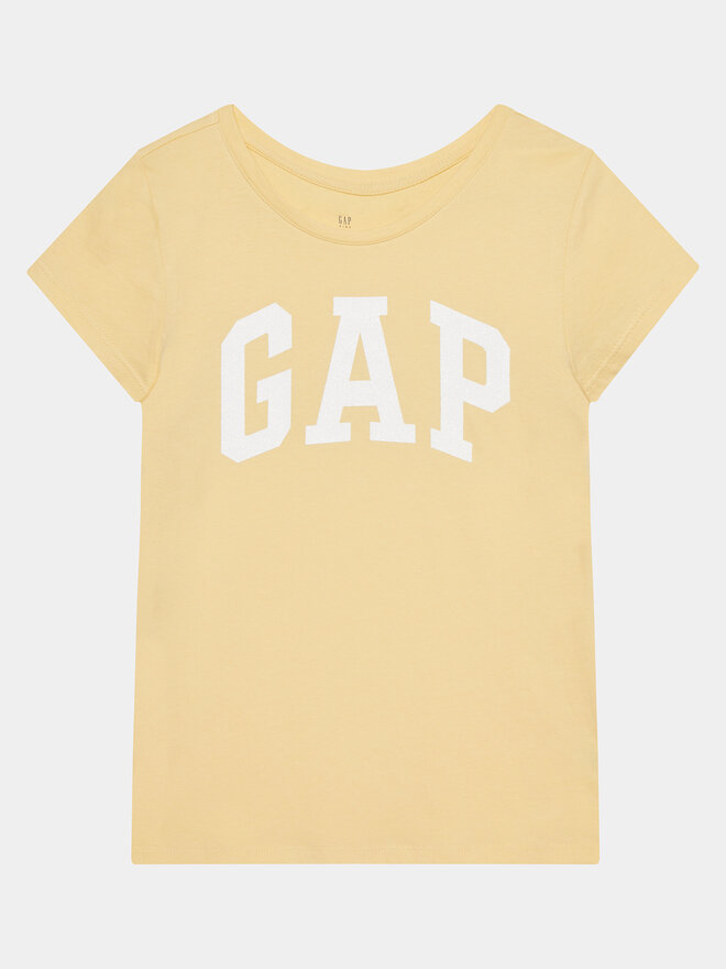 Gap Gap Marškinėliai 886003-02 Geltona Regular Fit