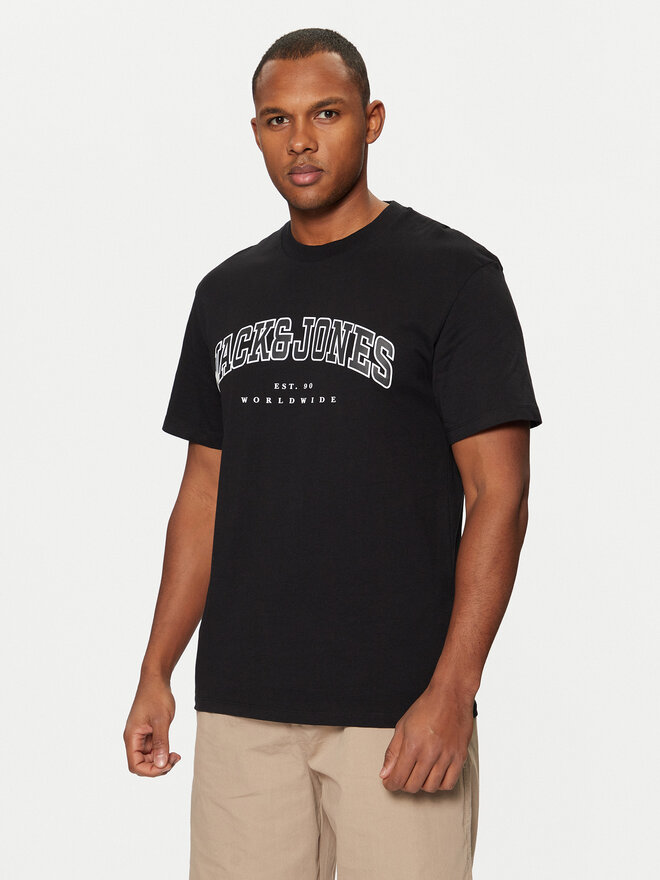 Jack&Jones Jack&Jones Marškinėliai 12257579 Juoda Relaxed Fit