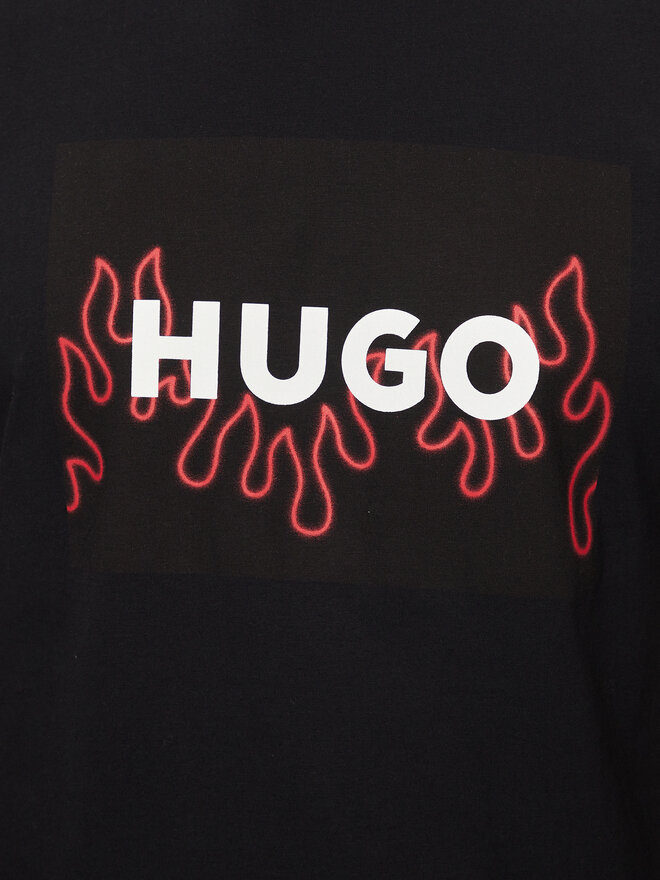 HUGO HUGO Camiseta Dulive 50506989 Negro Regular Fit