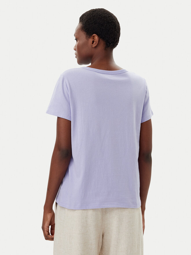 Gap Gap Marškinėliai 723631-00 Violetinė Regular Fit