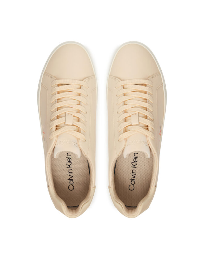 Calvin Klein Sneakers Calvin Klein Low Pro Cups Lth Ml HW0HW03146 Beige