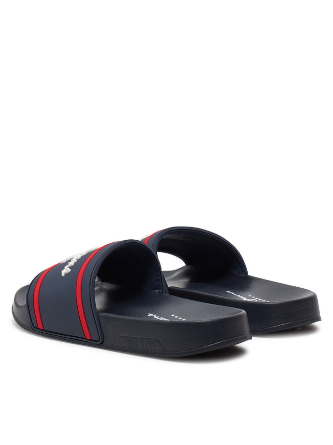 Pepe Jeans Iešļūcenes Pepe Jeans Slider Logo B PBS70054 Tumši zils