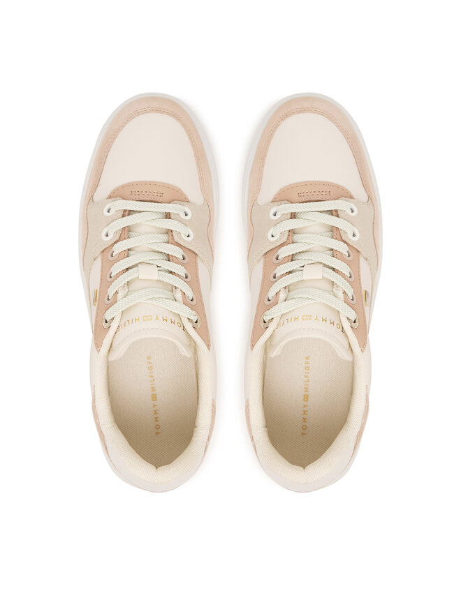 Tommy Hilfiger Sneakers Tommy Hilfiger Court FW0FW09177 Écru