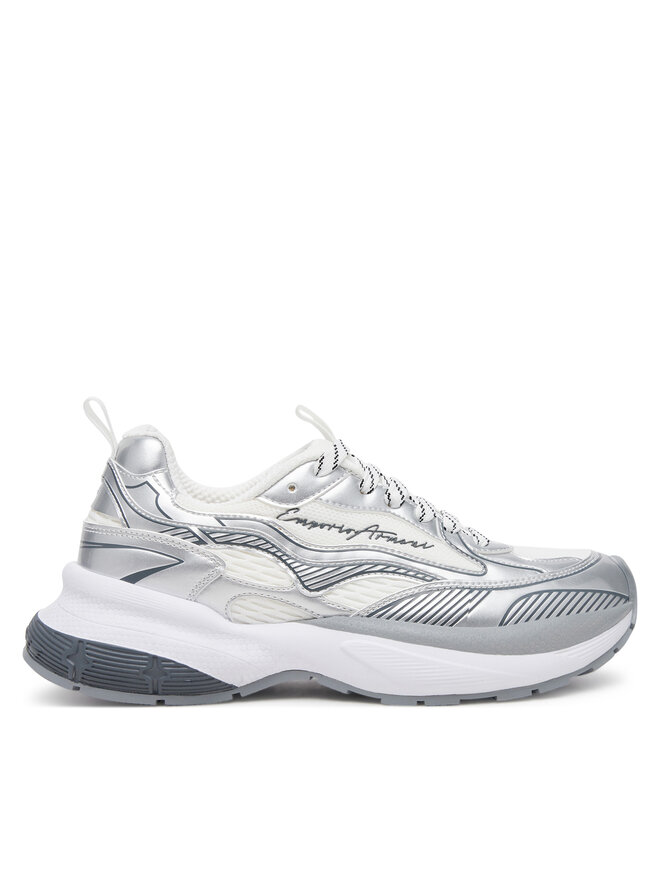 Emporio Armani Sneakersy Emporio Armani X3X238 XR388 00520 Srebrny