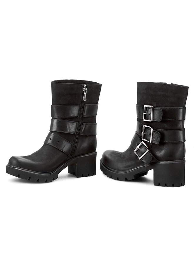 Simen Botki Simen 8448 Czarny