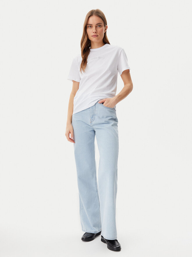 Calvin Klein Calvin Klein Camiseta K20K208294 Blanco Regular Fit