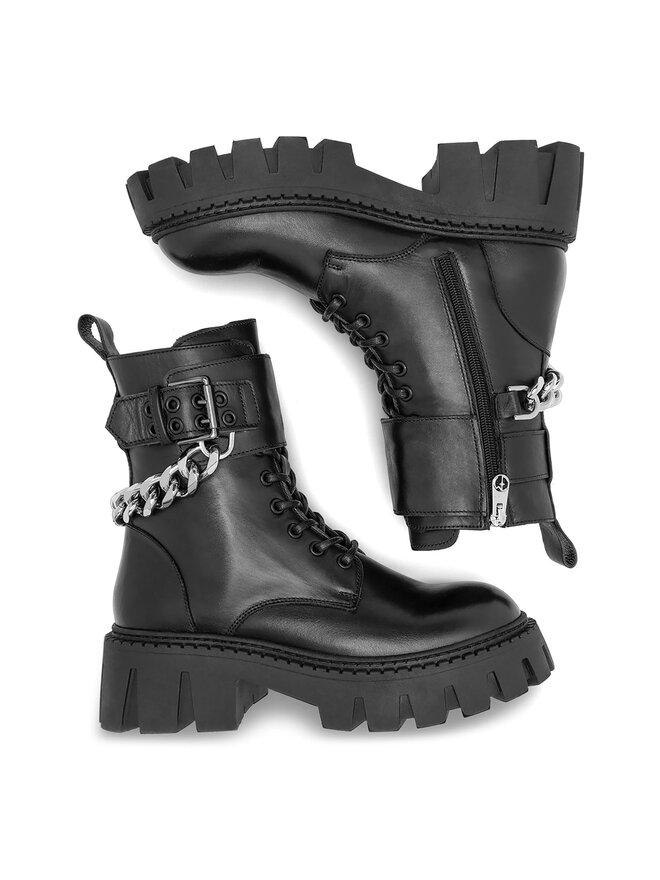 Eva Minge Botine Eva Minge GANDRA-8320 Negru