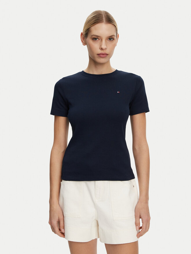 Tommy Hilfiger Tommy Hilfiger Marškinėliai New Cody WW0WW40587 Tamsiai mėlyna Regular Fit