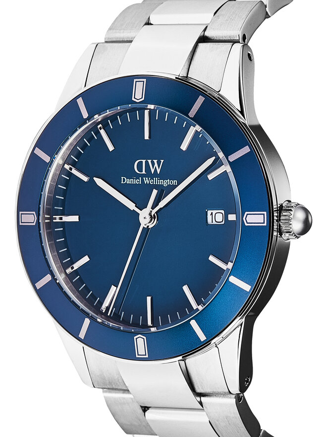 Daniel Wellington Pulkstenis Daniel Wellington Iconic Paradigma 40 DW00100820 Tumši zils