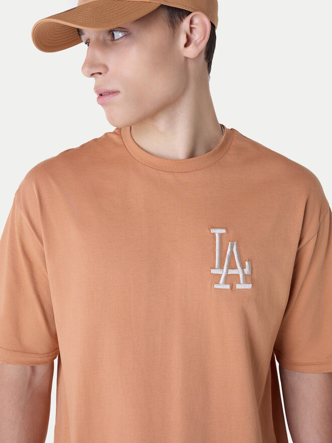 New Era New Era Póló LA Dodgers MLB League Essential 60596179 Narancssárga Regular Fit