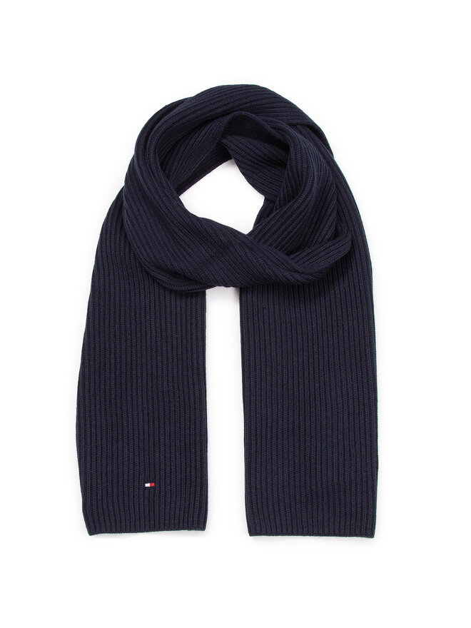 Tommy Hilfiger Schal Tommy Hilfiger Pima Cotton Scarf AM0AM05163 Dunkelblau