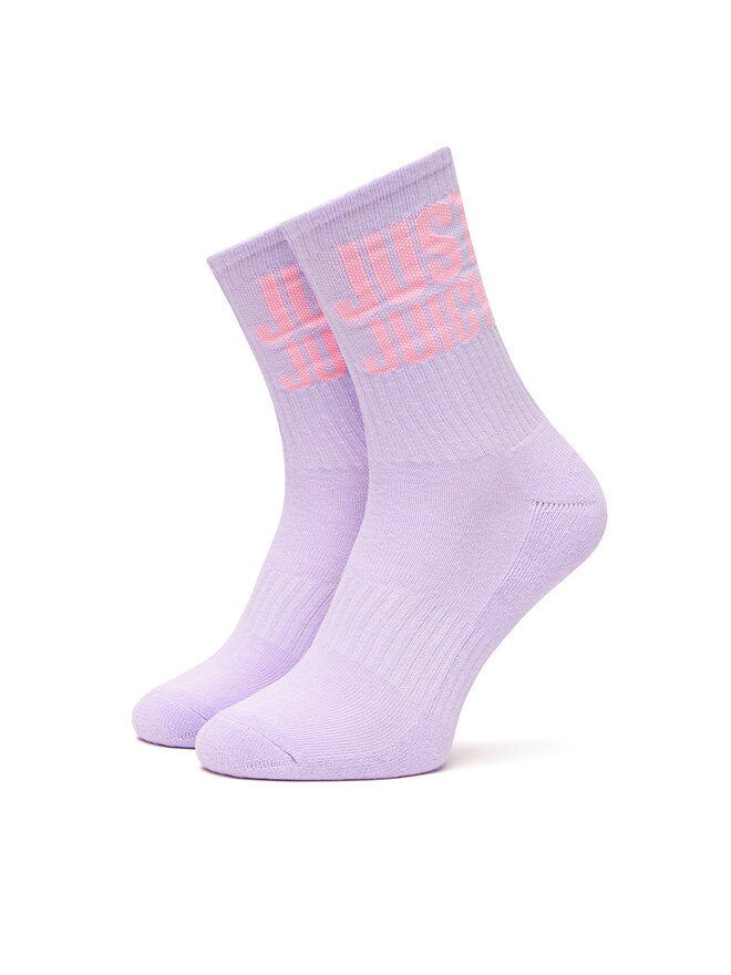 Juicy Couture Sada 3 párů dámských vysokých ponožek Juicy Couture Just Juicy JCAXS225706 Barevná