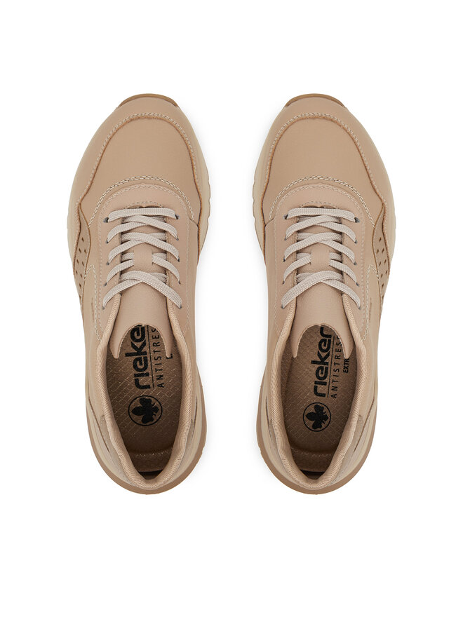 Rieker Sneakersy Rieker M6607-60 Béžová