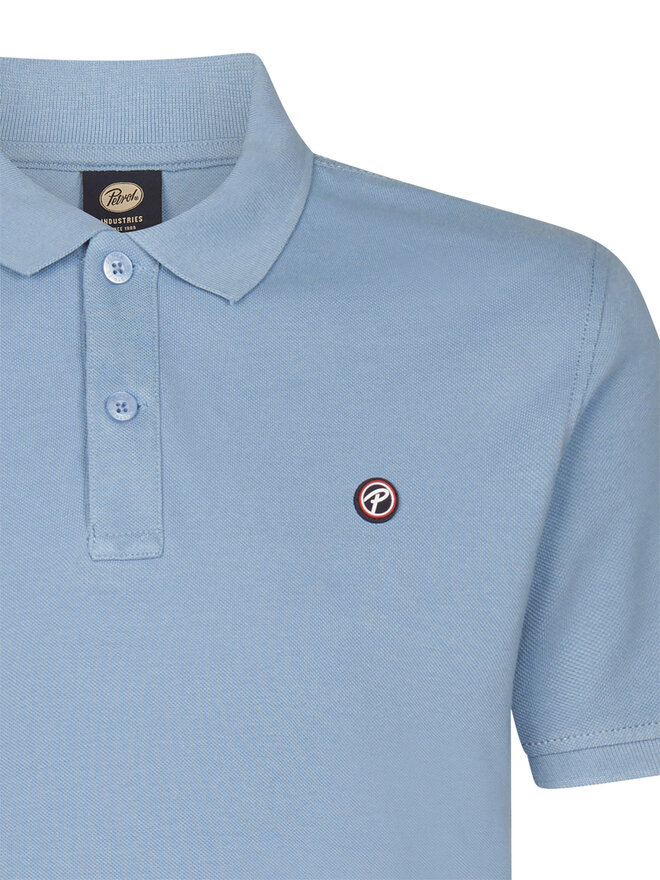 Petrol Industries Petrol Industries Polo M-ROS-POL002 Celeste Regular Fit