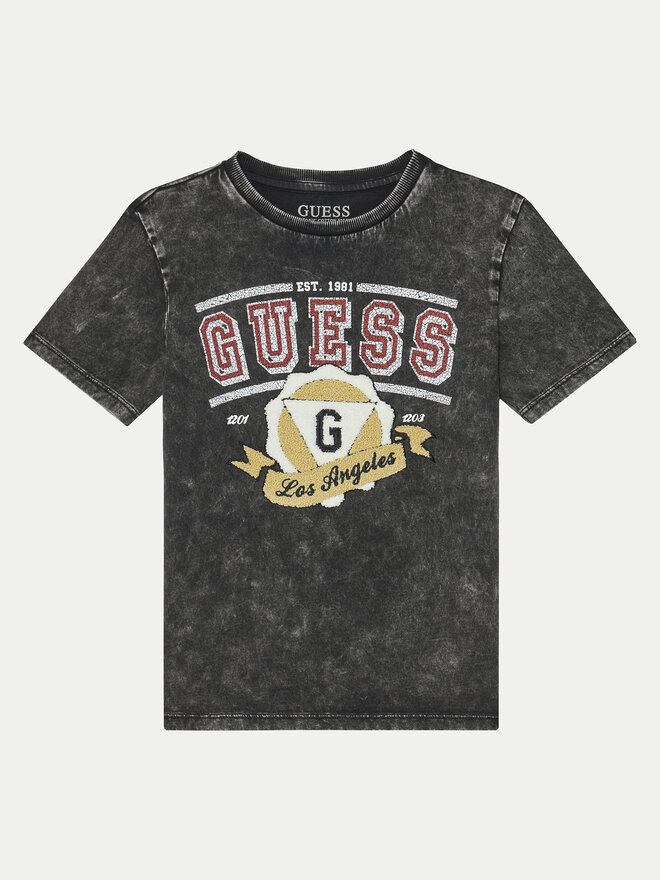 Guess Guess T-Shirt L5RI08 K8HM4 Μαύρο Regular Fit
