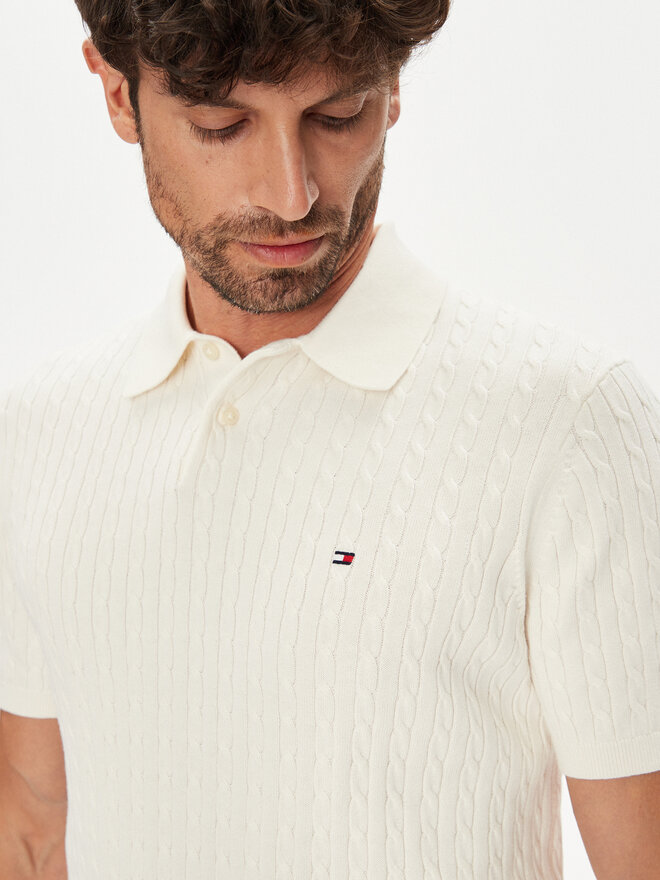 Tommy Hilfiger Tommy Hilfiger Poloshirt MW0MW40701 Beige Regular Fit