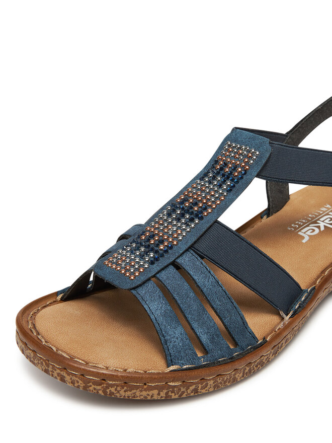 Rieker Sandale Rieker 628G7-14 Bleumarin