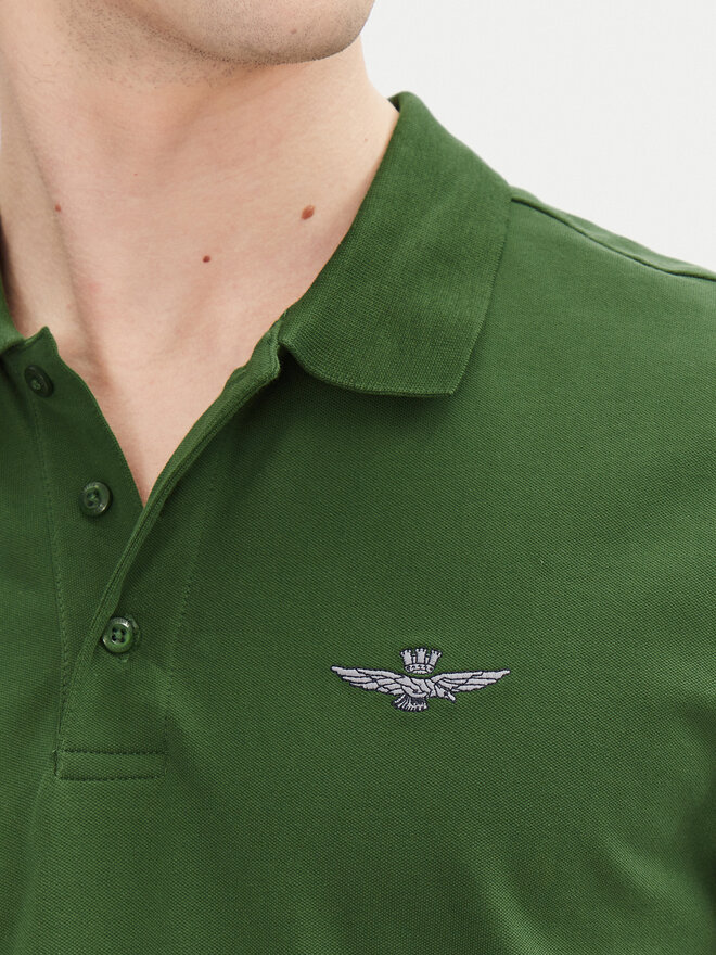 Aeronautica Militare Aeronautica Militare Поло 251PO1843P191 Зелений Regular Fit