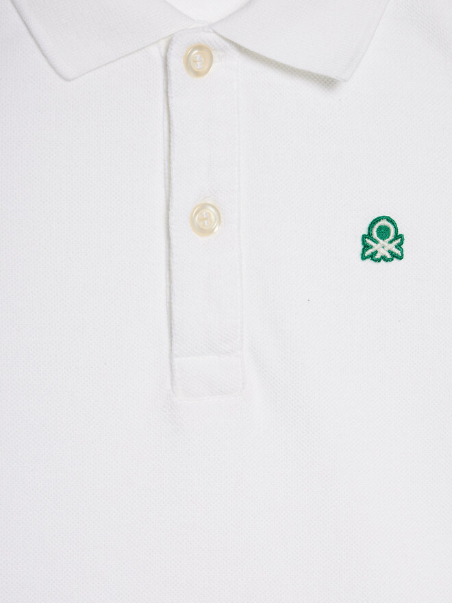 United Colors Of Benetton United Colors Of Benetton Pólóing 3089G3008 Fehér Regular Fit