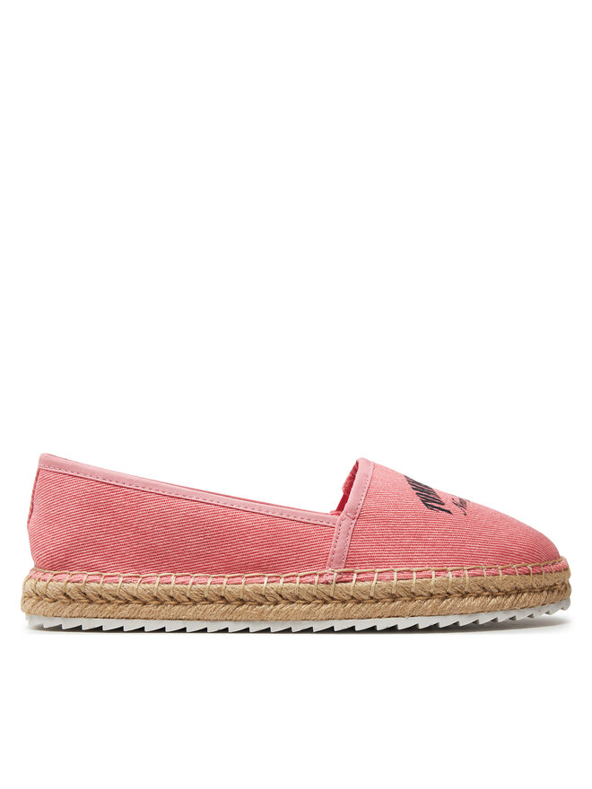 Espadrilles Tommy Jeans Tjw Varsity Espadrille EN0EN02470 Rose chaussures