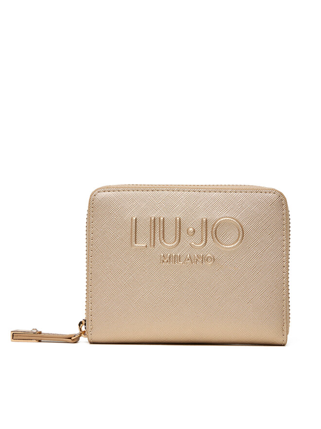 Liu Jo Голям дамски портфейл Liu Jo Ecs M Zip Around AF5156 E0087 Златист