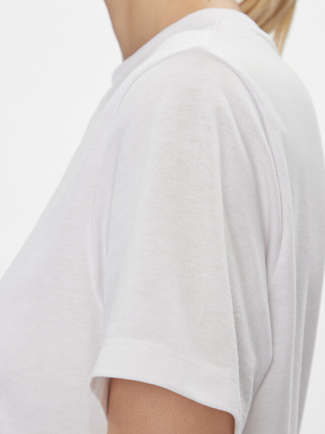 Tommy Jeans Tommy Jeans Camiseta Badge DW0DW17391 Blanco Boxy Fit