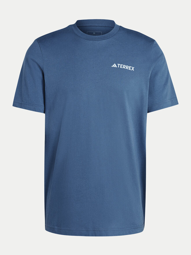 adidas adidas T-Shirt Terrex Graphic MTN 2.0 IM8354 Μπλε Regular Fit