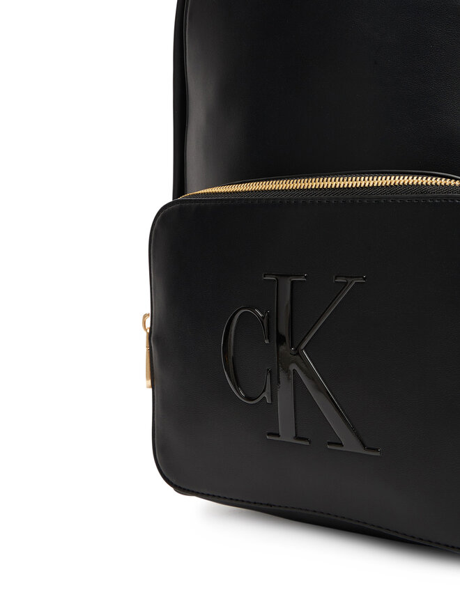 Calvin Klein Σακίδιο Calvin Klein Bold Ck Backpack LV04F3233G Μαύρο