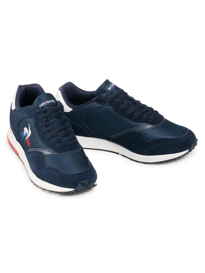 Le Coq Sportif Jazy Sport Dress - Sneaker Uomo In Nylon E Pelle, Suola EVA, Colore Blue/Optical White