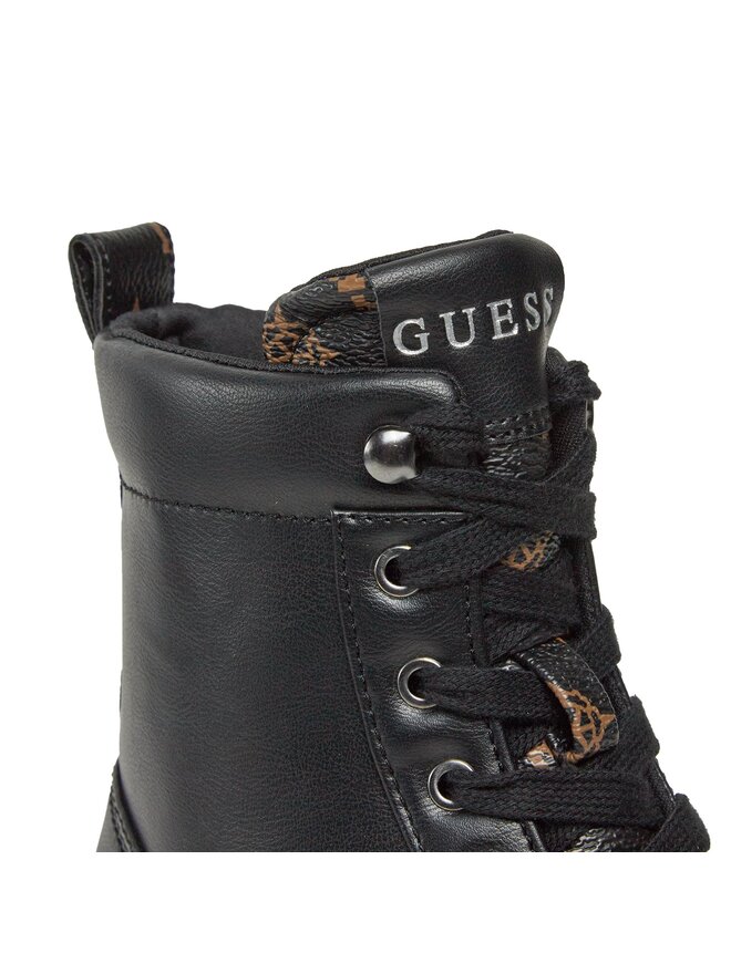 Guess Polokozačky Guess Bissonn FL8BIN ELE12 Černá