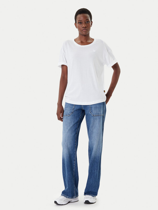 G-Star Raw G-Star Raw Camiseta Rolled Up D24524-4107 Blanco Loose Fit