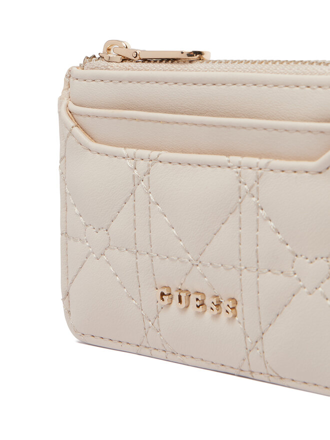 Guess Набір чохол на картки і брелок Guess GFBOXW P6202 Écru