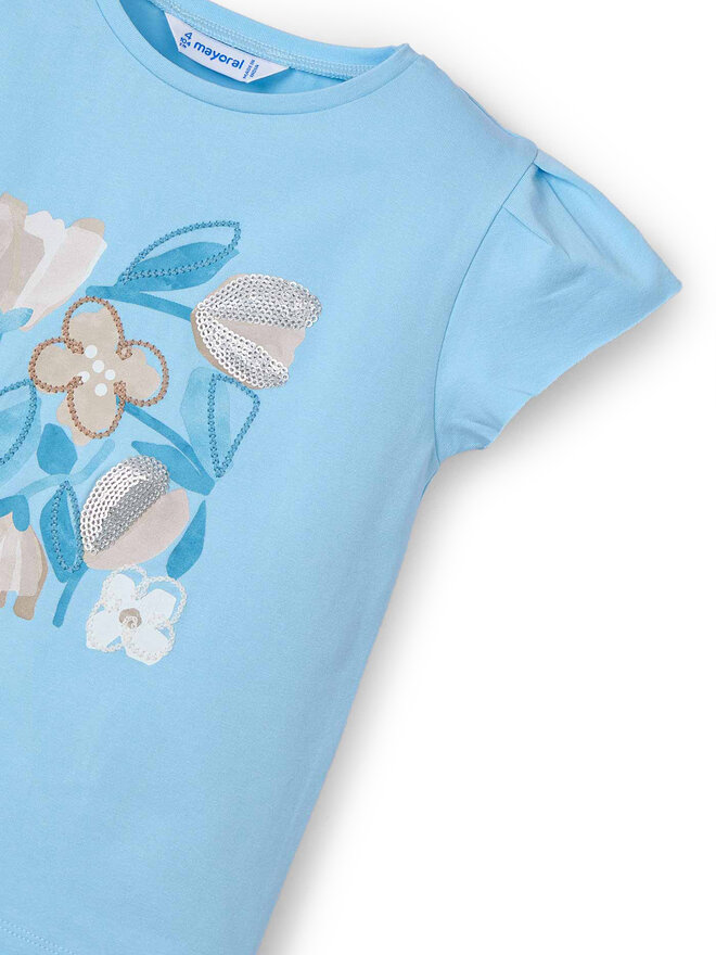 Mayoral Mayoral Camiseta 3015 Celeste Regular Fit