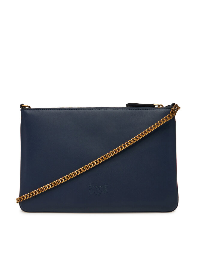 PINKO Handtasche PINKO Flat Classic AI 25-26 PCPL 100455 A0F1 Dunkelblau