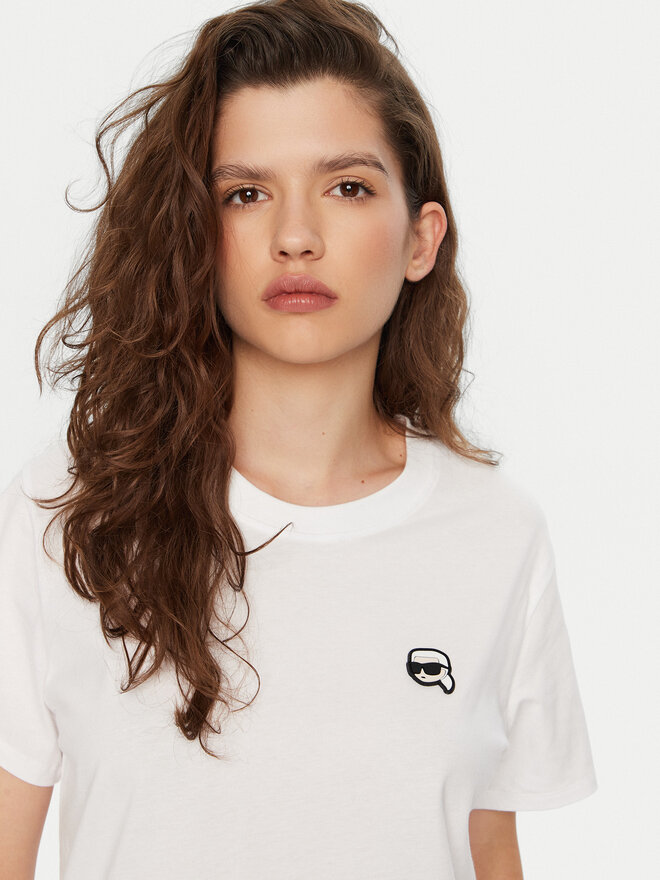 KARL LAGERFELD KARL LAGERFELD Camiseta A1W17025 Blanco Relaxed Fit