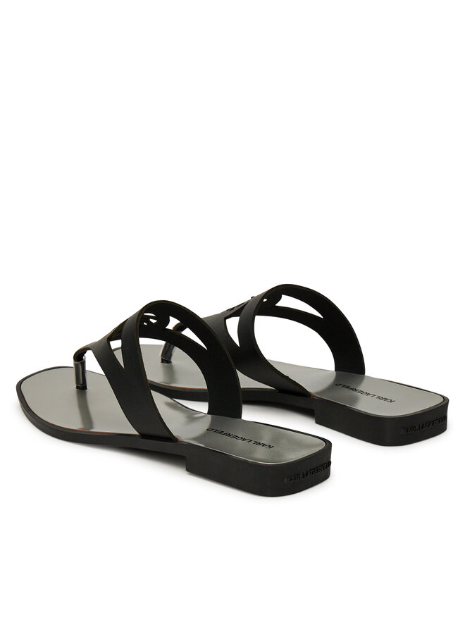 KARL LAGERFELD Flip-flops KARL LAGERFELD Skoot II KL80407 Fekete