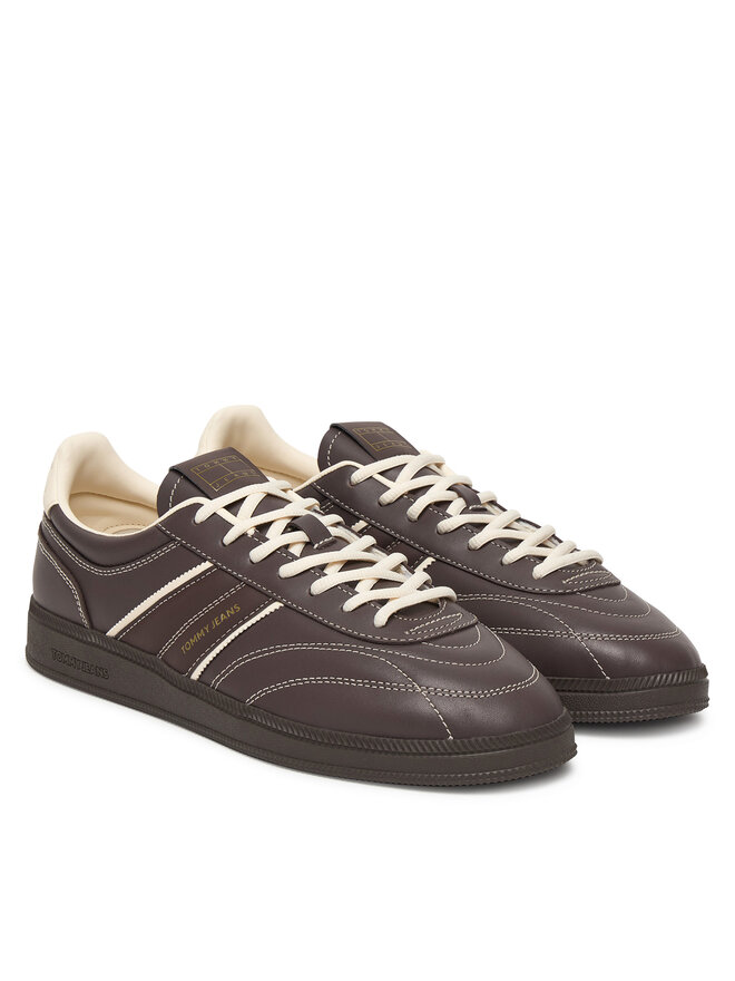 Tommy Jeans Sneakers Tommy Jeans The Greenwich Edge Stitching EM0EM01708 Braun