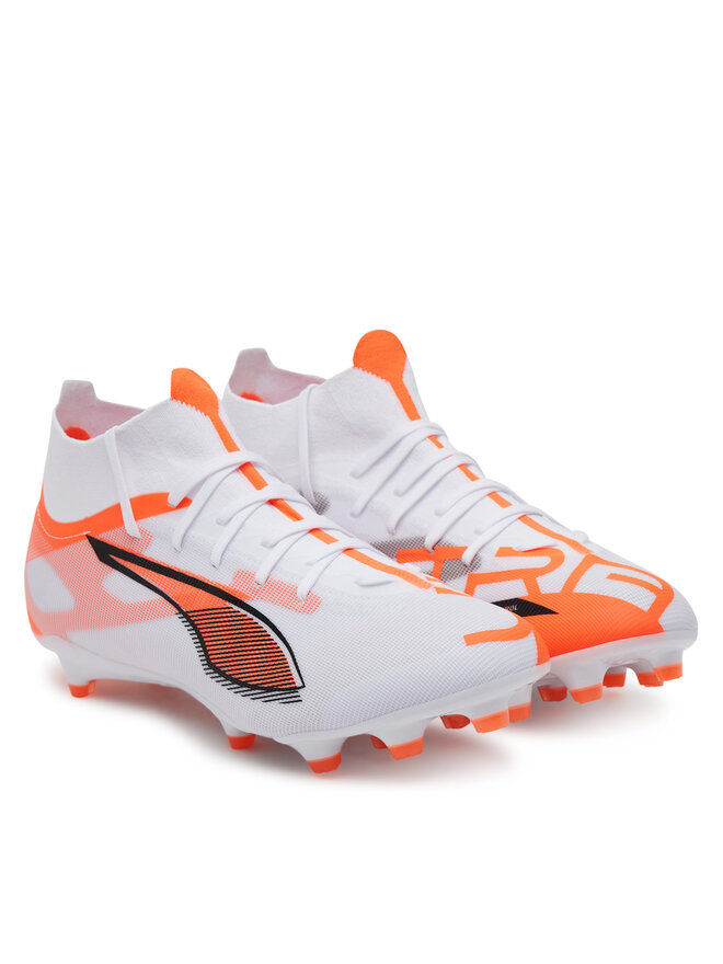Puma Buty do piłki nożnej Puma Ultra 5 Match+ Fg/Ag 108162 01 Biały