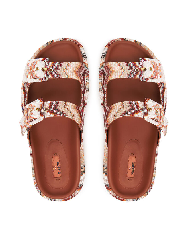 M Missoni Шльопанці M Missoni Clea MWF111_064 Коричневий