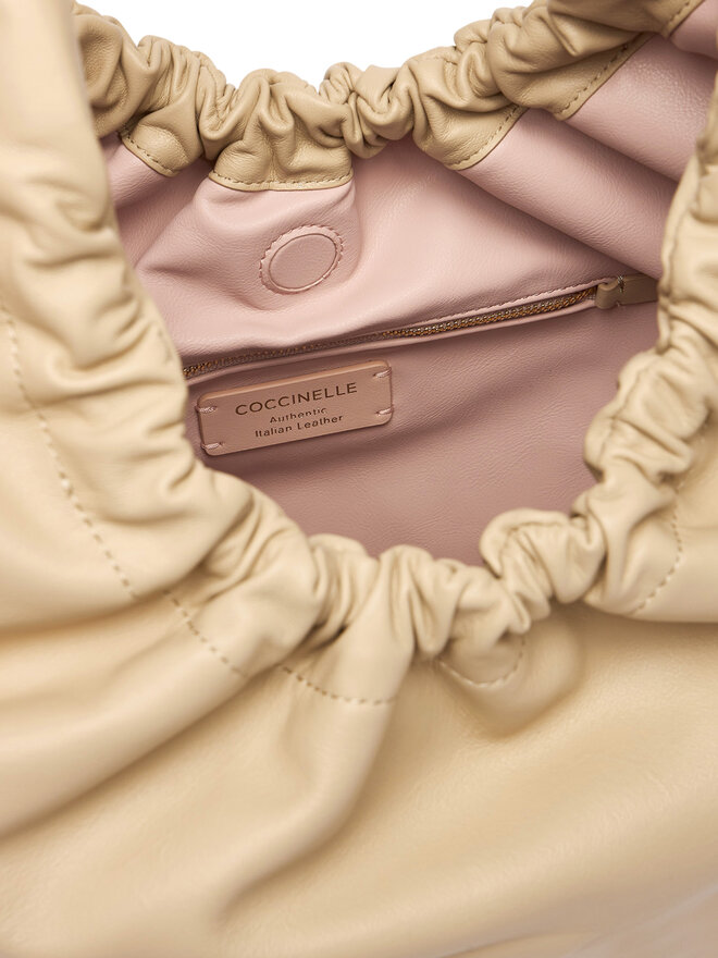Coccinelle Handtasche Coccinelle U5F Coccinellesmash E1 U5F 11 02 01 Beige