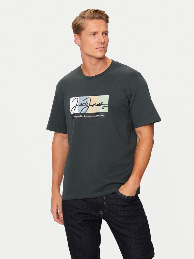 Jack&Jones Jack&Jones Set od 3 majice Portland 12271616 Šarena Relaxed Fit