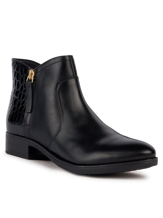 Geox Polokozačky Geox D Felicity D36G1C 04340 C9999 Černá