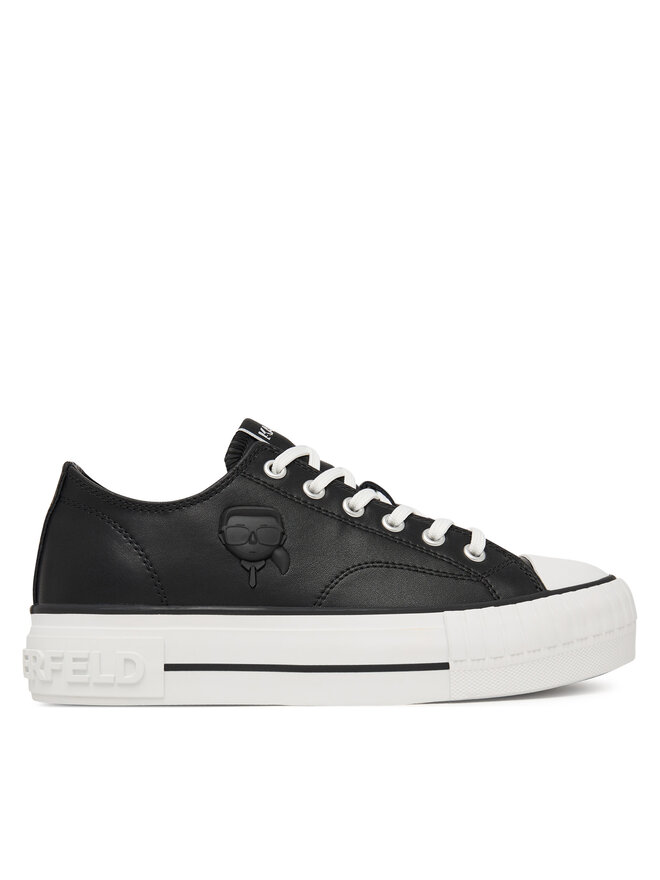 KARL LAGERFELD Sneakers aus Stoff KARL LAGERFELD Kampus Max KL60426 Schwarz