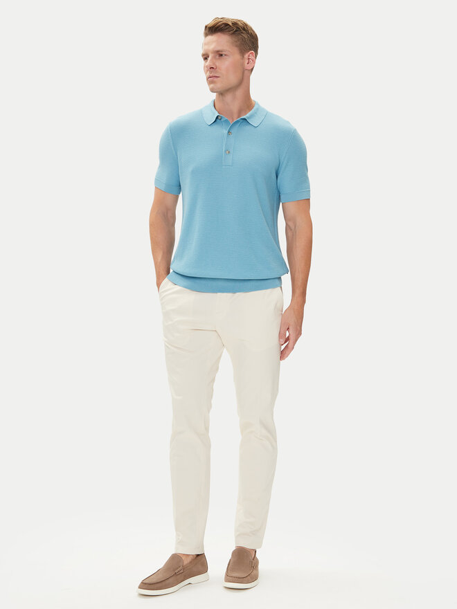 BOSS BOSS Polo H-Iannotti 50543148 Azul Regular Fit